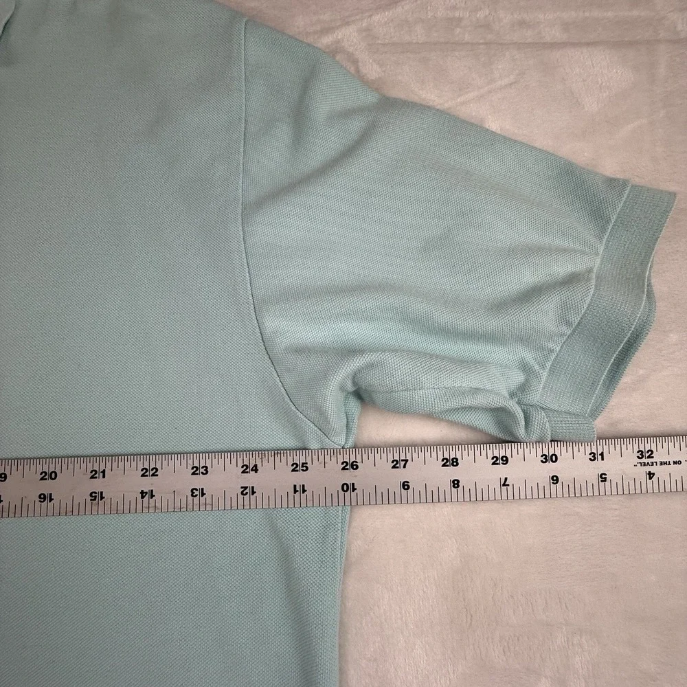 Polo Ralph‎ Lauren Mens XXL Turquoise Blue Pink Pony Classic Fit Polo Shirt